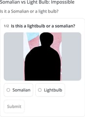 Blacked Out Image Quiz